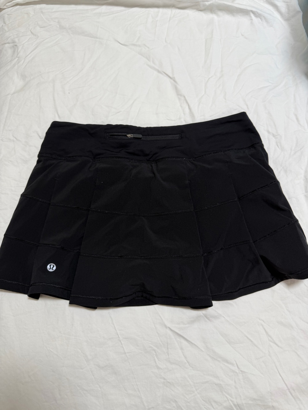 Lululemon Black Tennis Skirt - Picture 2 of 3